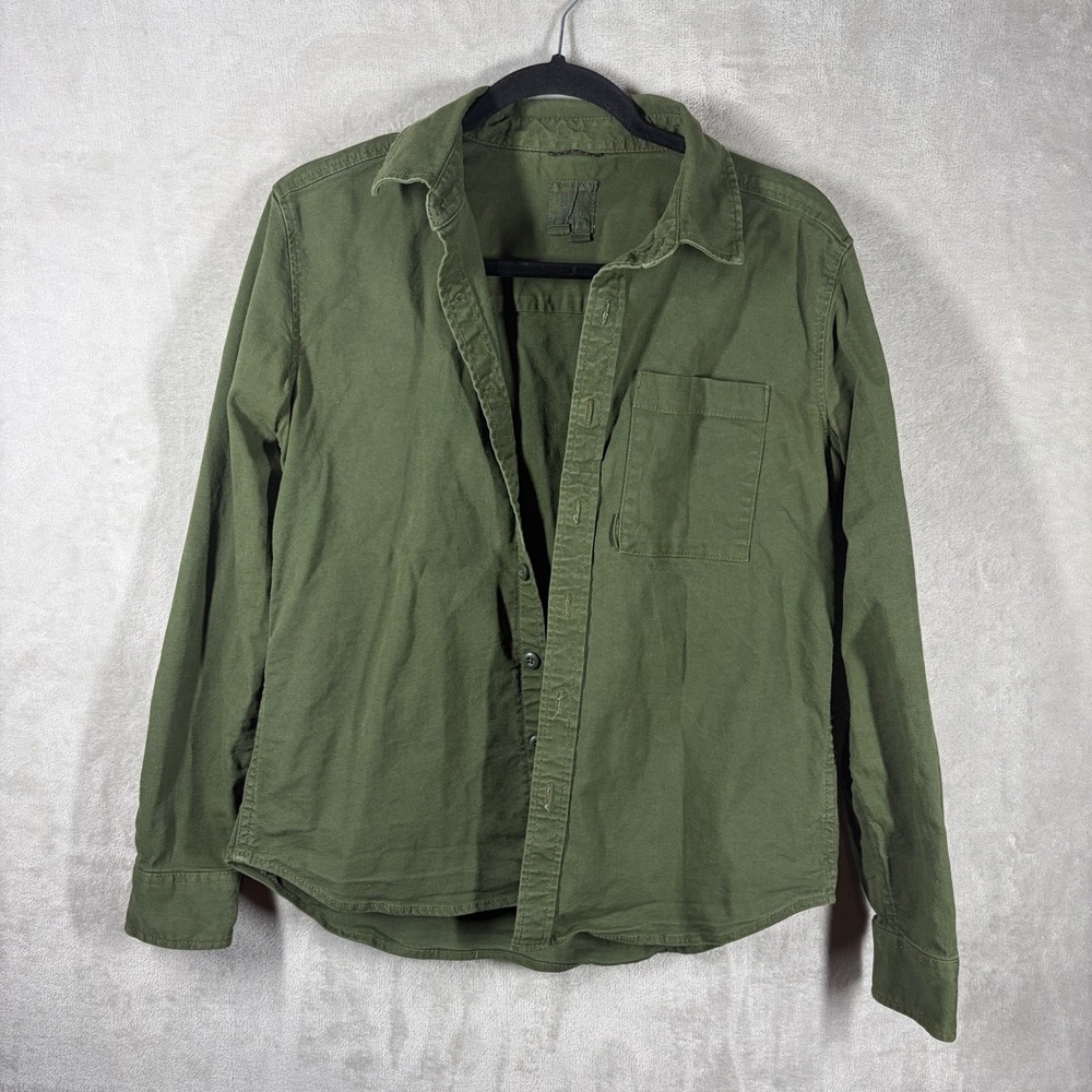 Topo Designs Long-Seeve Utility Shirt Green Size M  Gorpcore Outdoor Field